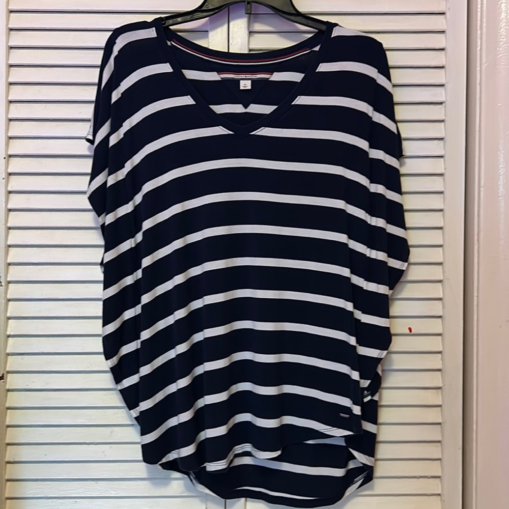 Tommy Hilfiger Striped V Neck